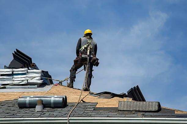 Professional Roofing technician working in Wakarusa, KS